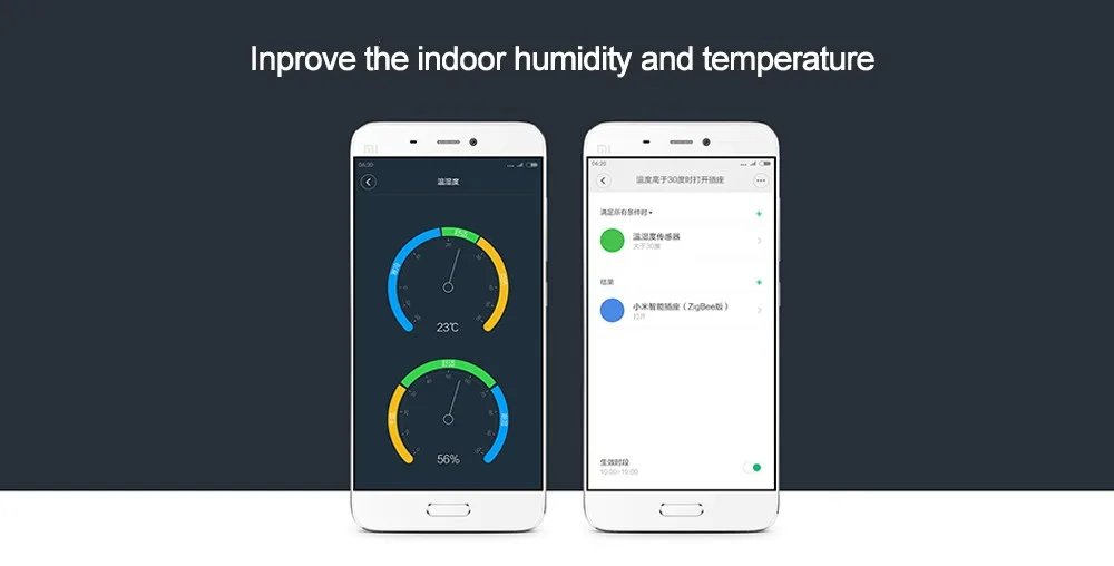 Умный дом xiao Smart Home, умный датчик температуры и Hu mi dity, беспроводной, для дома и офиса, для умного mi home, Управление приложениями
