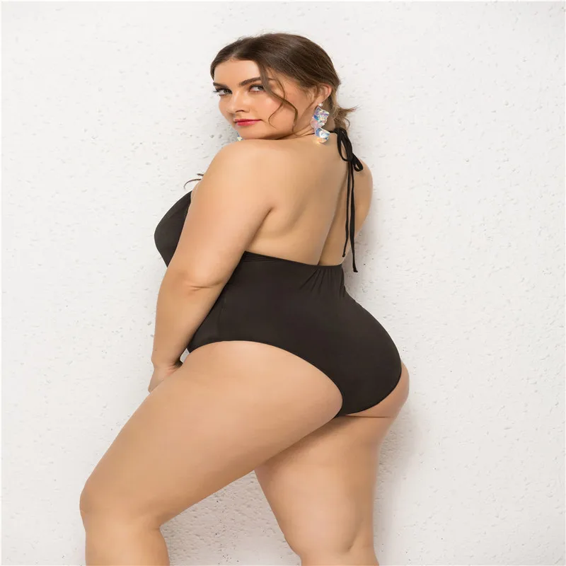 Sexy сексуальный цельный купальник, летний женский черный соблазнительный купальник с бретельками, бандажный комбинезон с бретельками, облегающий купальник, облегающий купальник