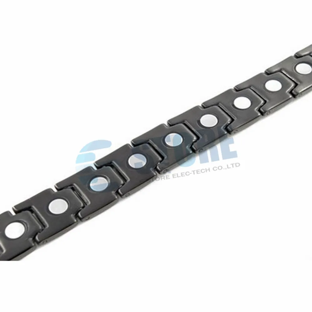 Черные металлические браслеты EBUTY из нержавеющей стали магнитные