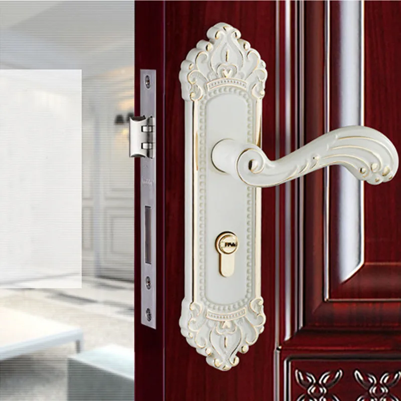 Континентальный античный Простой Модный механический замок внутренняя дверь