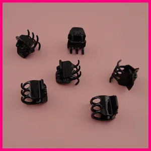 24 шт 2,0 см блестящие черные классические пластиковые заколки для волос аксессуары для волос