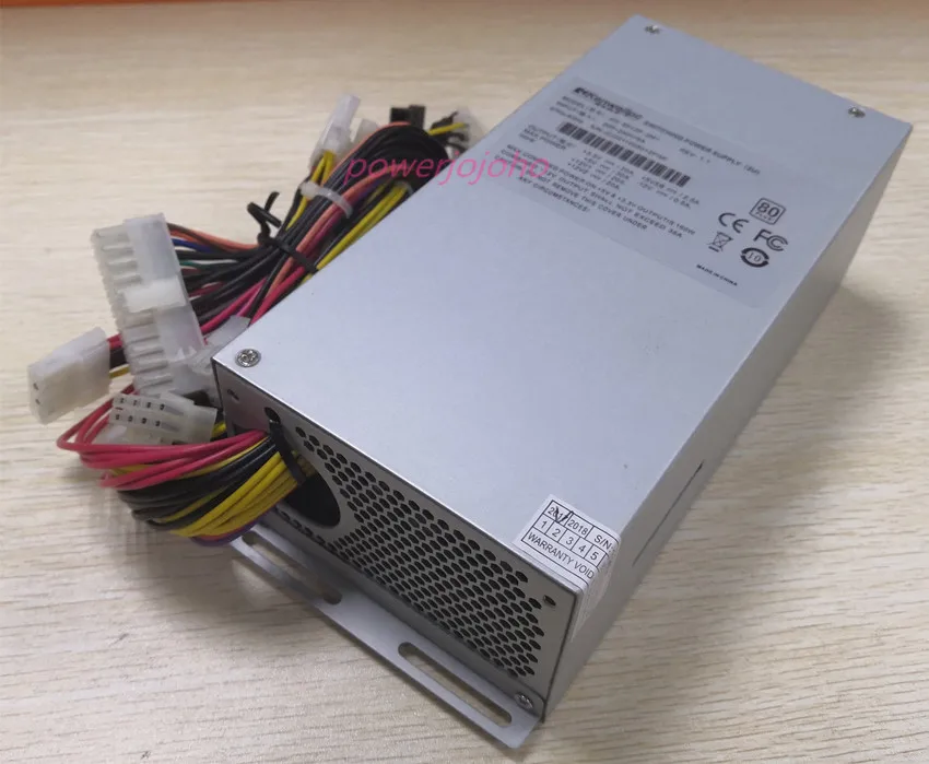 Высокоэффективный блок питания 1800 Вт 6PIN* 10 с поддержкой antminer S9 T9 A7 D3 L3 BTC для горнодобывающей машины с 2 вентиляторами