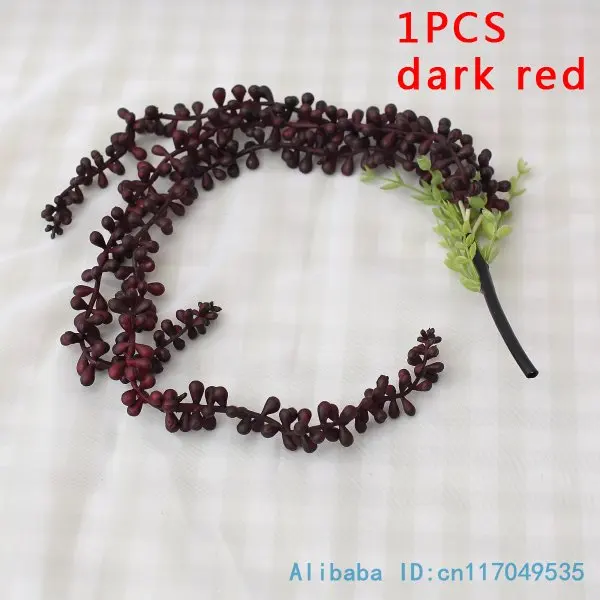 Искусственное пластиковое зеленое растение 1 шт. жемчужный хлорофитум украшение