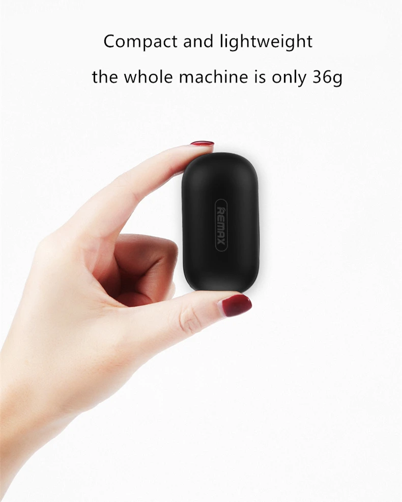 Remax TWS-2 Беспроводная гарнитура Bluetooth наушники Близнецы наушники с зарядной коробкой наушники лучше, чем для Xiaomi