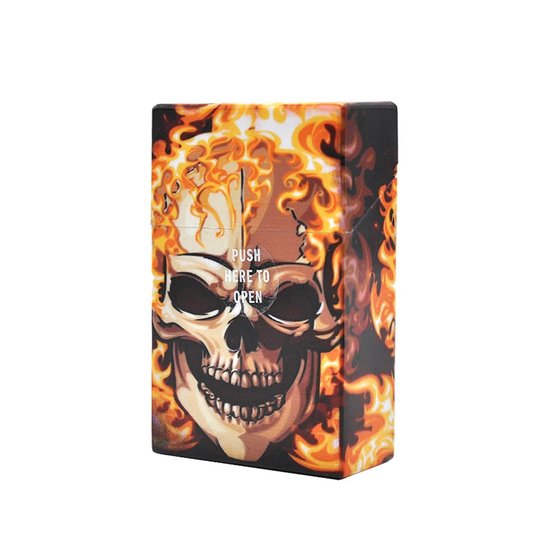 1 шт. чехол для сигарет с рисунком черепа гаджеты мужчин мешочек табака