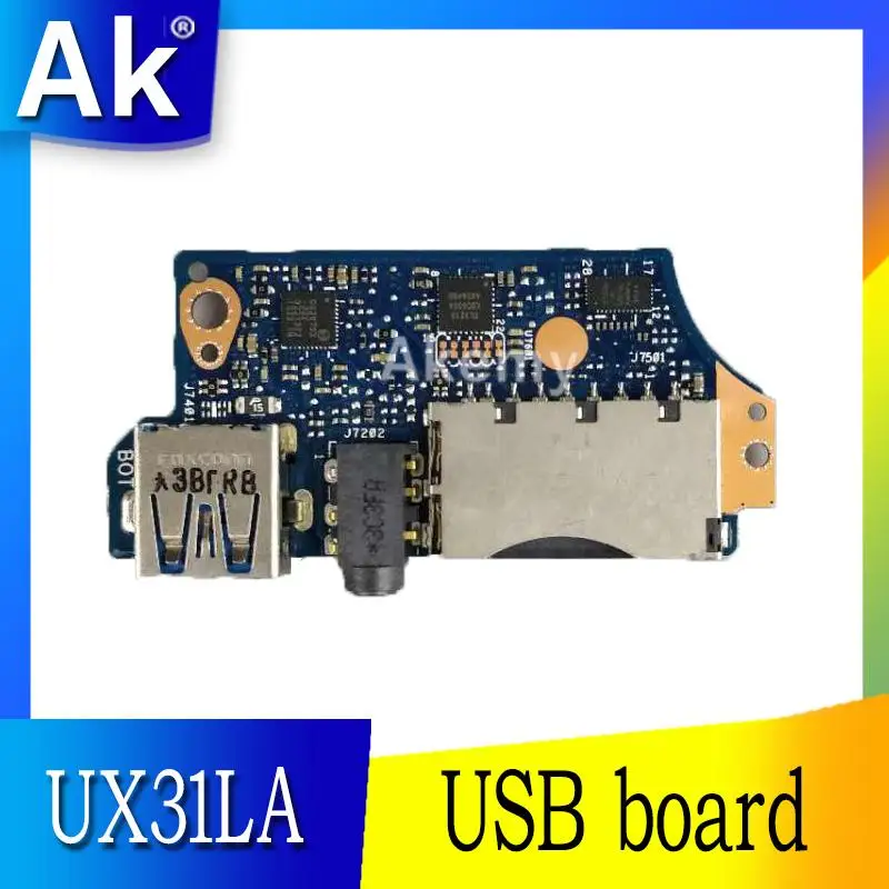 Для For Asus UX31L UX31LA UX31 UX31E UX21 UX21E UX21A UX31E_FPC USB Audio Card Reader Board board|Компьютерные кабели и
