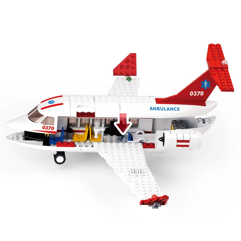 335 шт детские строительные блоки игрушки Совместимые с LEGO city медицинская помощь