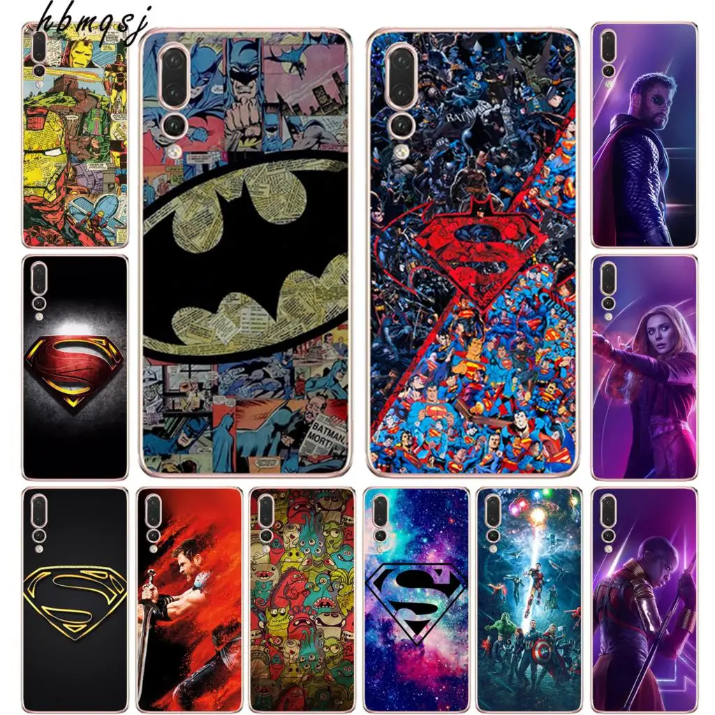 Мультяшный чехол для huawei mate 20 lite силиконовый мягкий с суперменом marvel крутой