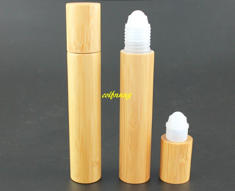 300pcs/lot 15ML Bamboo Roll On Bottle Empty Essential Oil Cosmetic Lotion Liquid Perfume Refillable Sample Container | Красота и