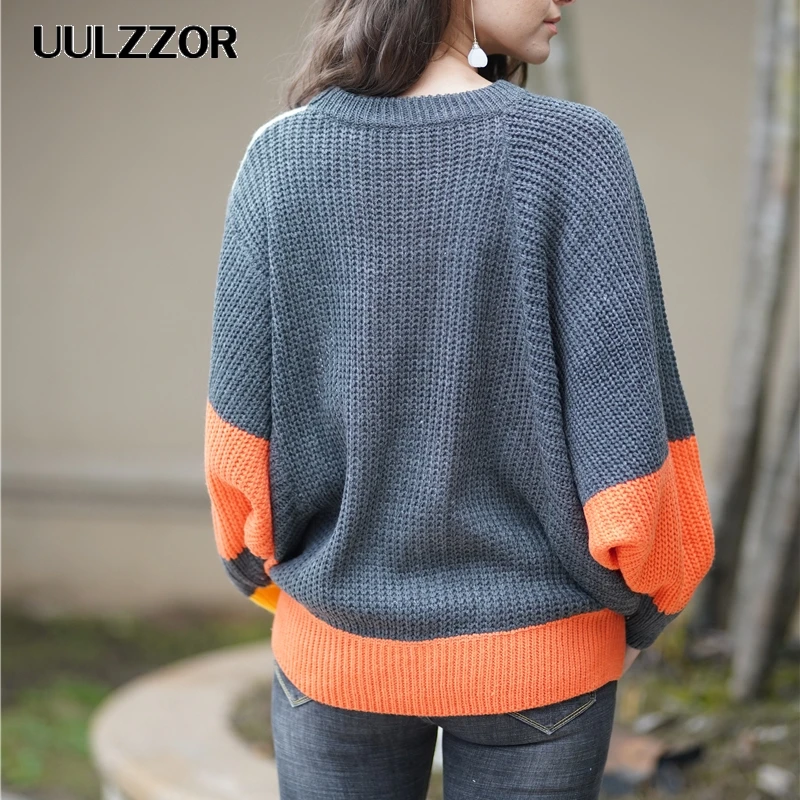 UULZZOR Winter Pull Sweaters Women 2019 Fashion Loose Jumpers Korean Pullovers Knitting Thick Christmas Sweater | Женская одежда