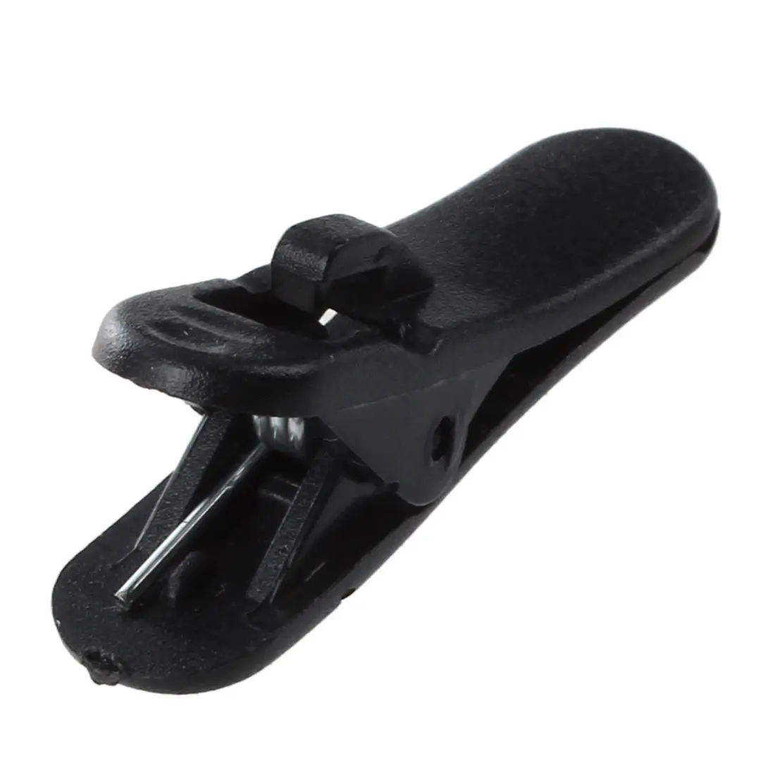 50 шт del collar cordon de la solapa Monte Mic auricular cable alambre Nip Clip Negro | Электроника