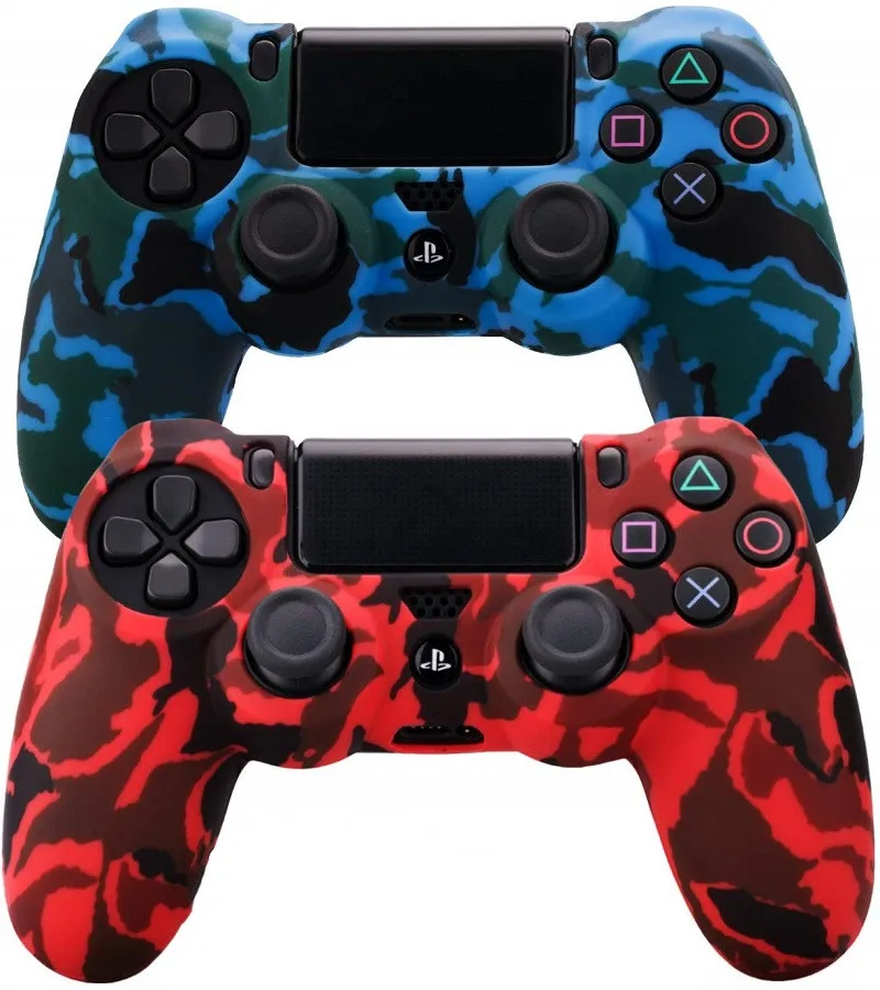Силиконовый чехол для контроллера PS4 Pro тонкий прочный камуфляжный аксессуары