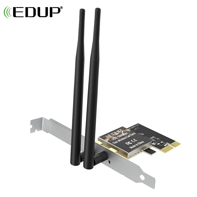 EDUP двухдиапазонный 1300 Мбит/с PCI E беспроводной WiFi адаптер 802 11 AC Express сетевая карта 2