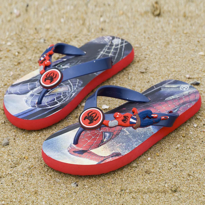 Новые сандалии для мальчиков и девочек детская обувь Шлепанцы детские пляжные