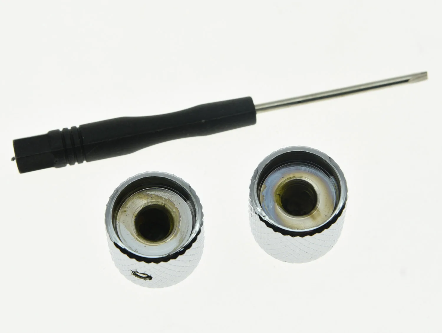 2 шт. хромированные металлические купольные ручки для гитары|dome knob|screw chromeknobs for