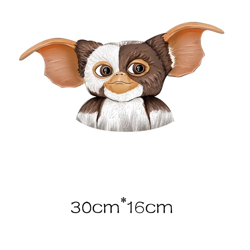 Полоски на одежде Gremlins наклейки утюг патчи железные нашивки одежду применение