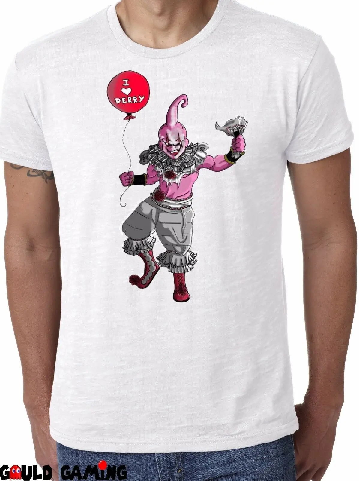 Pennywise IT футболка унисекс смешной Majin Buu DBZ хлопок взрослый клоун Стивен