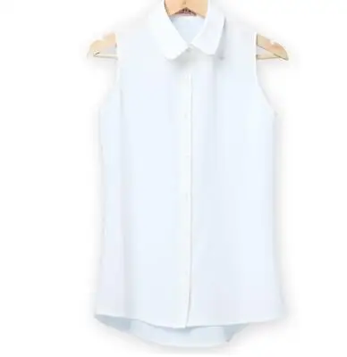 NSZ 5 шт./компл. Blusas Блузки без рукавов Для женщин шифон рубашки для мальчиков
