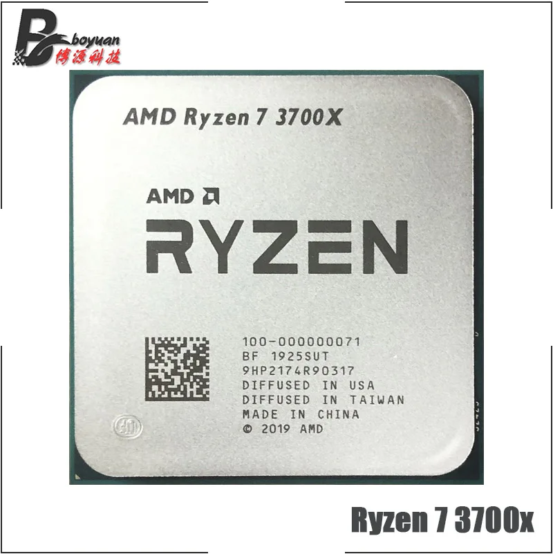 Процессор AMD Ryzen 7 3700X R7 3 6 ГГц восемь ядер 16 ниточный процессор 65 Вт нм L3 = 32 м 100 000000071