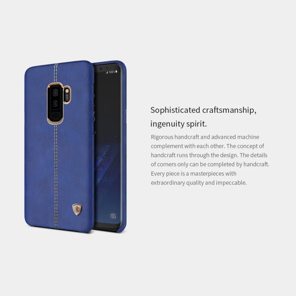Для samsung Galaxy S9 S8 Plus чехол Nillkin Englon кожаный чехол-накладка Роскошный деловой чехол для samsung S9 S8 Plus чехол для телефона