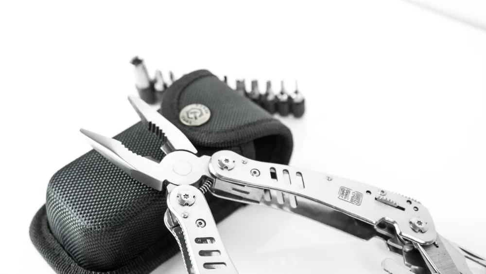 Ganzo G301H Portable Outdoor Survival Knife EDC Pocket Tool Folding plier Camping Multi functional Tools bag Lock Pliers