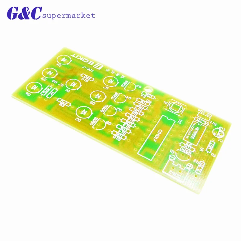 Электронный комплект сделай сам кости NE555 CD4017 красный светодиод 5mm 4 5-5 V ICSK057A