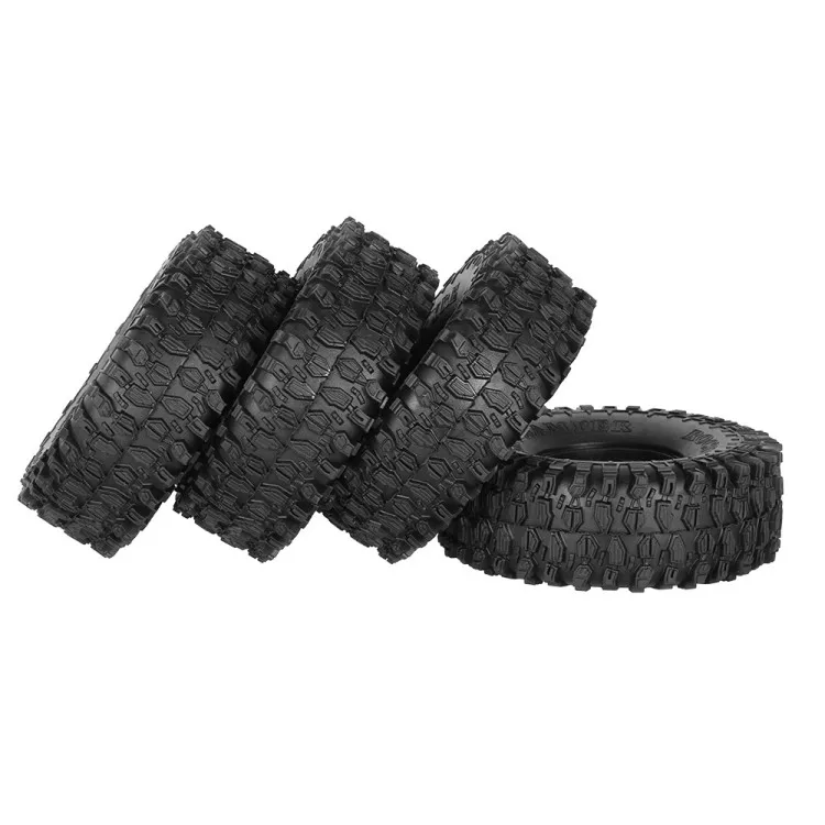 4 шт. 120 мм 1 9 дюйма резиновые шины колесные для 1:10 RC Rock Crawler Axial SCX10 90046 D90 D110 TF2 Traxxas TRX