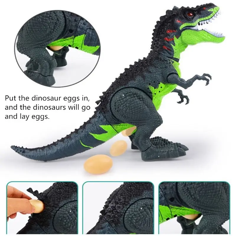 Игрушка-динозавр T-Rex с имитацией пламени тираннозавр распылителем воды для детей