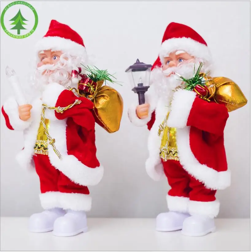 Adornos Navidad 2020 модные Санта Клаус Снеговик рождественские подарки украшения для