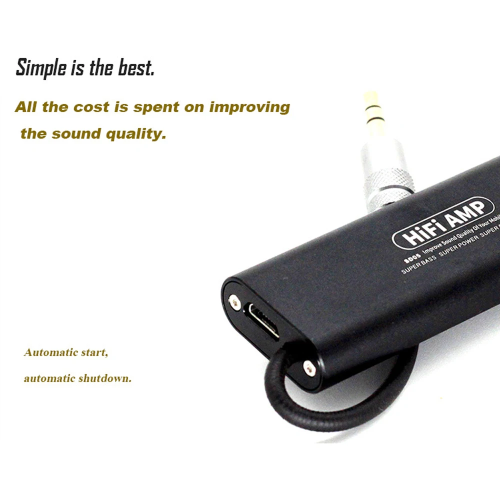 

Musical SD05 Headphone Amplifier Professional Portable Mini 3.5mm Earphone Audio Amplifier for Mobile Phones