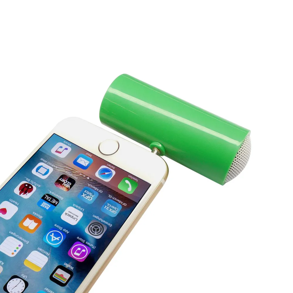 Популярный портативный мини музыкальный плеер 3 5 мм стерео динамик для iPod iPhone6 Plus