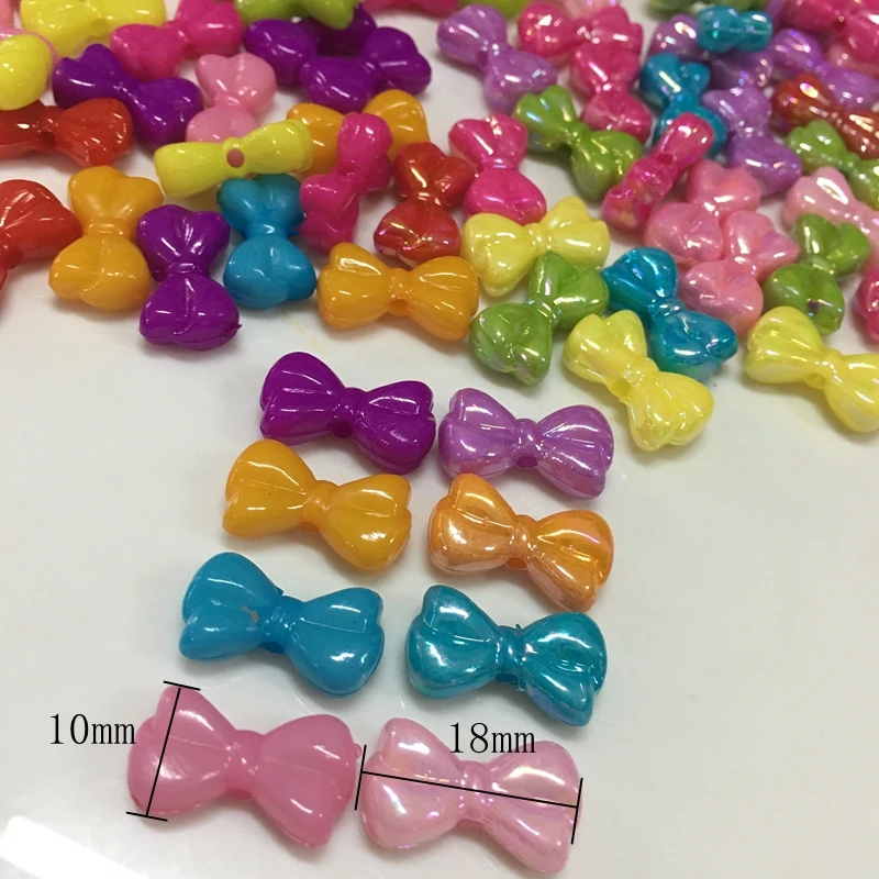 Радужные бусины Meideheng для изготовления украшений аксессуары волос детей