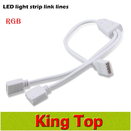 Разъем для светодиодной ленты два в одном Удлинительный кабель светодиодных