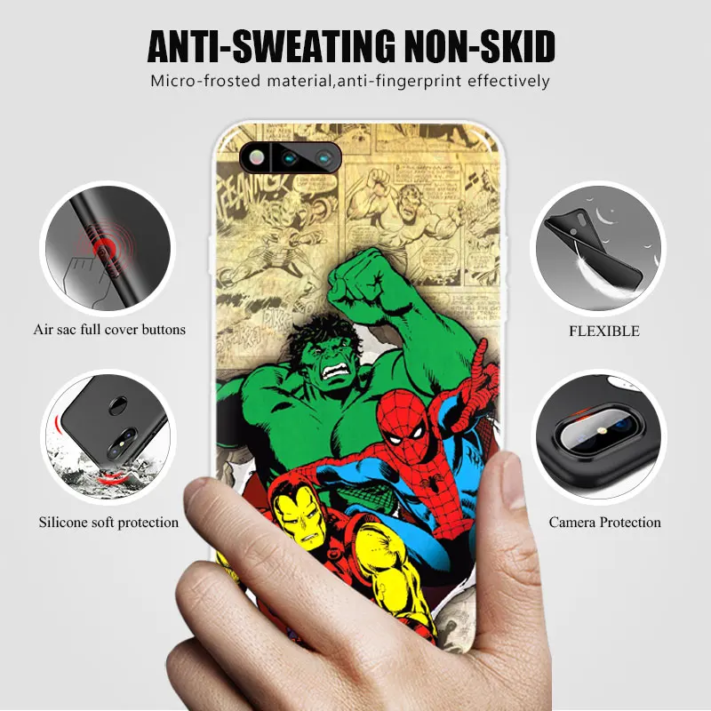 Чехол для телефона razer 2, силиконовый мягкий ТПУ чехол для телефона razer Phone2, чехол с изображением Железного человека, Супермена, Бэтмена