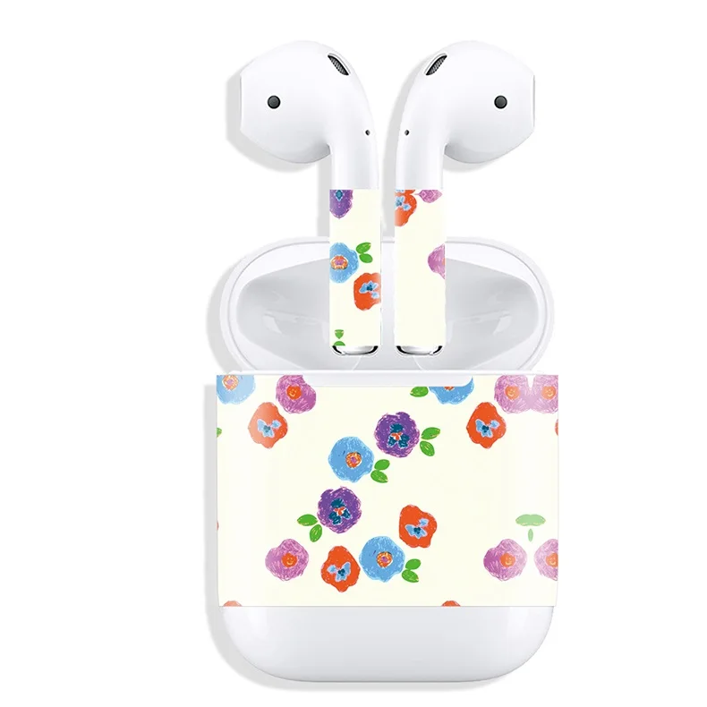 053 Выпуск защитный виниловый EKIND стикер наушники для Apple AirPods шкуры съемный клей декоративная пленка на голову - Цвет: 053