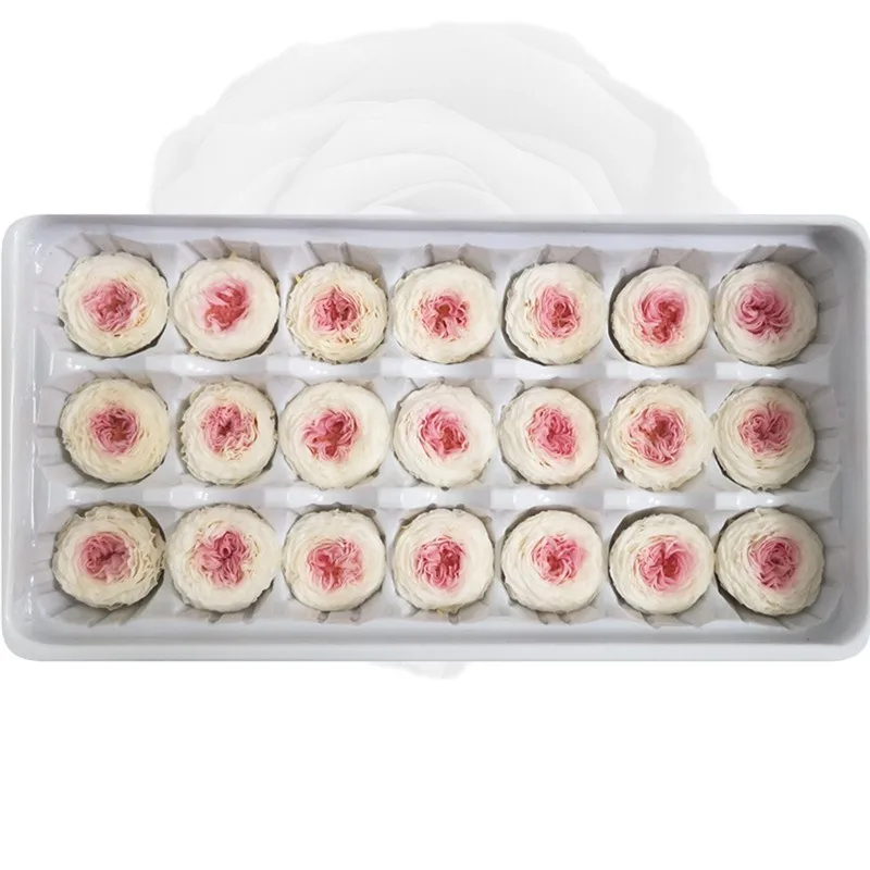 8/21 шт/коробка &quotЗаконсервированные&quot Цветы бессмертный розового красного