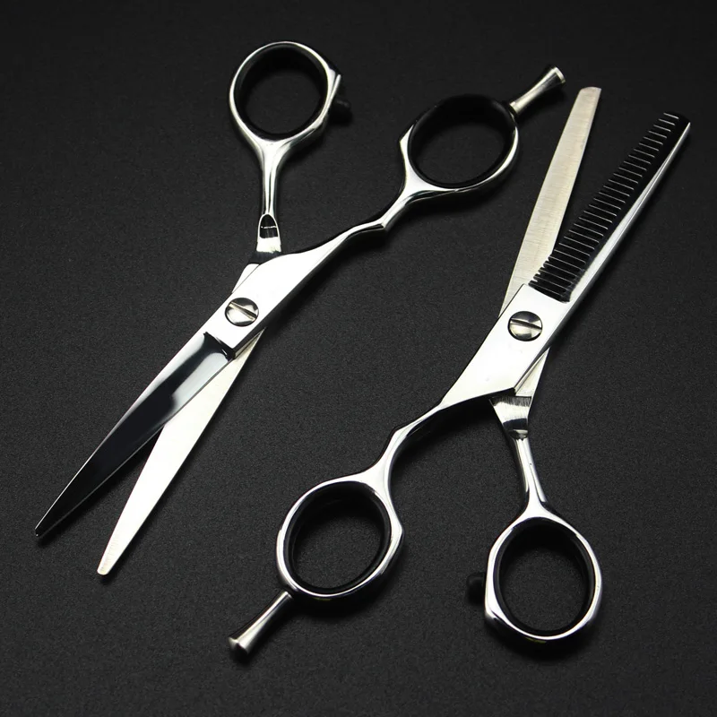 6&quot 5.5&quot brand left handed Scissor Cutting Thinning Dog Cat Hair Hairdressing Style Professional Pet Groomer Tool | Красота и