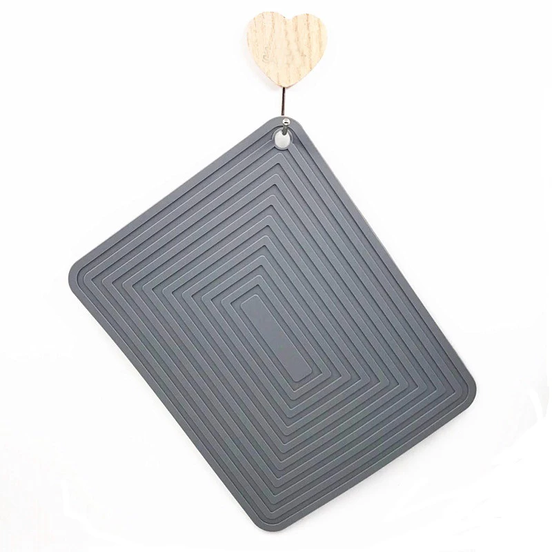 Недавно Старт утолщенная силиконовая циновка чашки Pad Non-Slip изоляционная