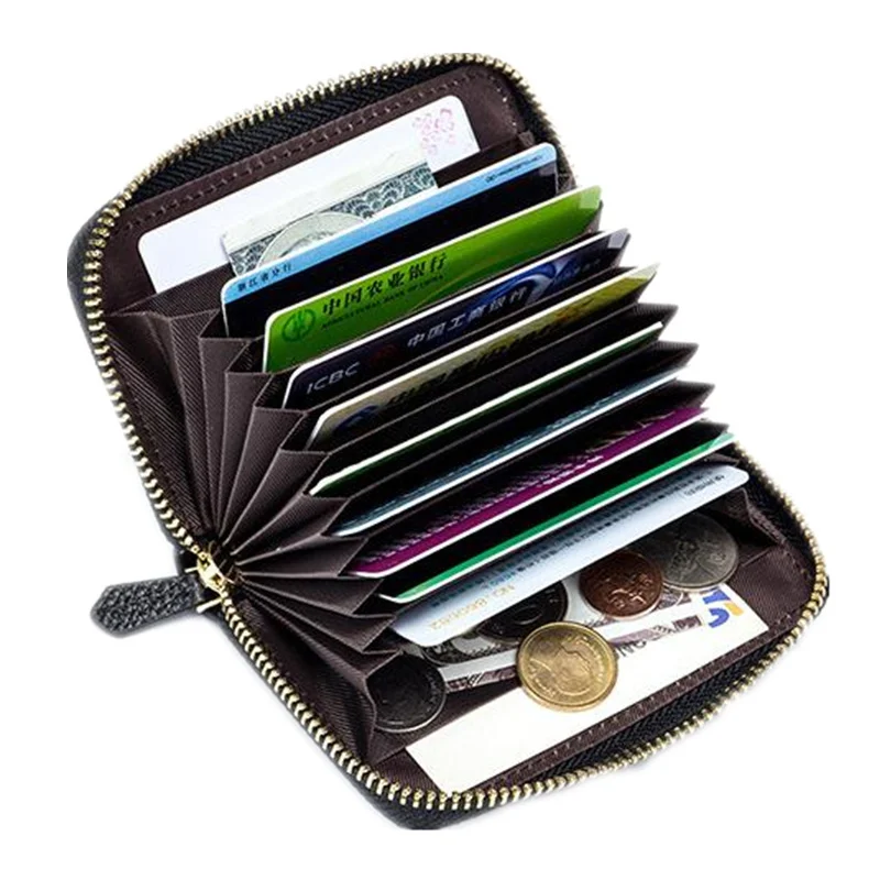 Cute Owl Organ Genuine Leather Women Card ID Holders Personality Mini Cowhide Credit Holder Fashion Business | Багаж и сумки