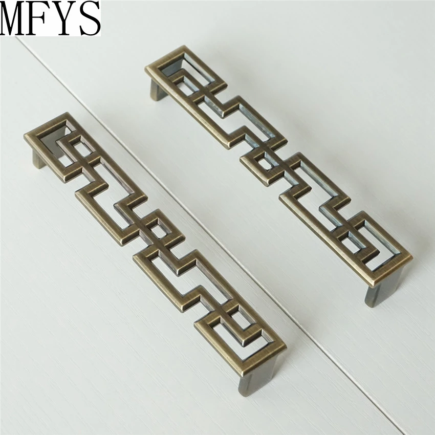 

3.75" Vintage Style Dresser/ Drawer Pull Handles Cabinet Handle Knob Retro Kitchen Furniture Handle Antique Bronze Handles 96 mm
