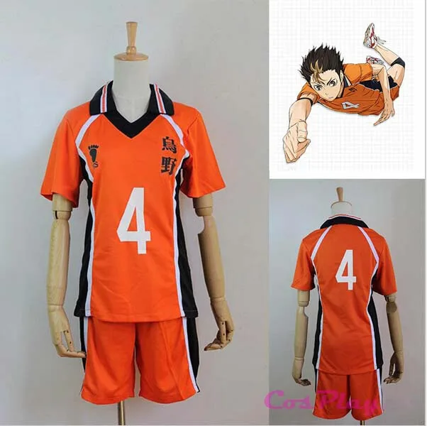 Haikyuu Nishinoya Yuu/костюм для косплея школьная форма Karasuno костюм Джерси футболка и