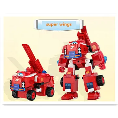 Новый 269 шт. Super Wings ABS самолеты деформации пожарный робот Джетт Фигурки игрушки
