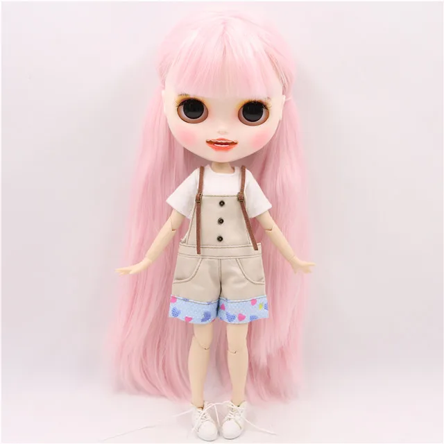 doll clothes shoes ICY factory шарнирная кукла blyth toy индивидуальные лица 30 см пользовательские куклы белая кожа сустава тела матовое лицо с зубами брови - Цвет: doll clothes shoes