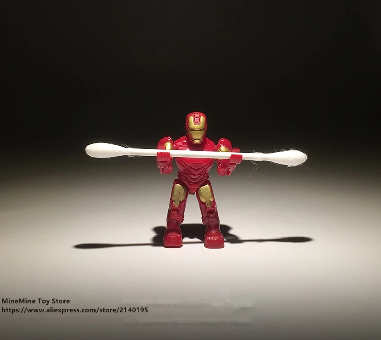 DISNEY Marvel Мстители Железный человек 5 см фигурка осанки коллекция украшений аниме