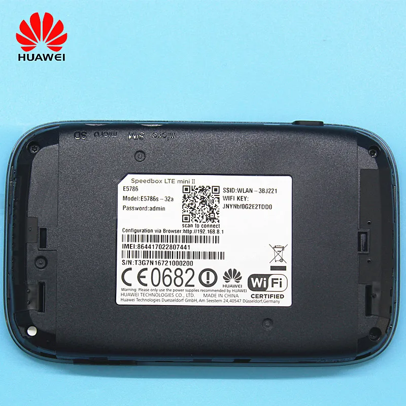 Разблокированный новый HUAWEI E5786 E5786s 32a 4G LTE Advanced CAT6 300 Мбит/с 4 г Карманный Wi Fi