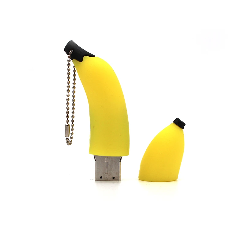 USB флеш накопитель в виде овощей и фруктов клубника/Морковь/ананас/банан брикет 4