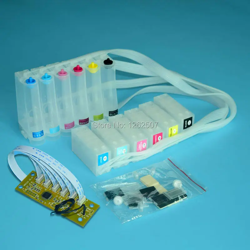 PP100 PP50 Continuous Ink Supply Ciss System With Chip Decoder For Epson PP-100 PP-100AP PP-100II PP-50 PJIC1-PJIC6 Printers |