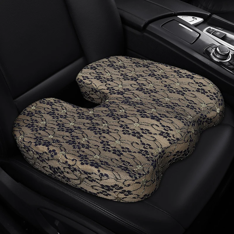 

Car Seat Cushion Pad Memory Foam Mat for Auto Office Chair Back Sciatica Pain Relief Universal Car Seat Covers Accessories
