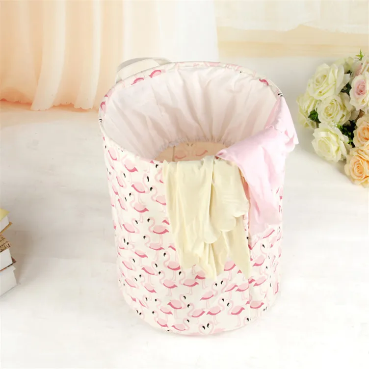 Популярные Геометрические сумки для хранения фламинго на шнурке 35*45 см Складные