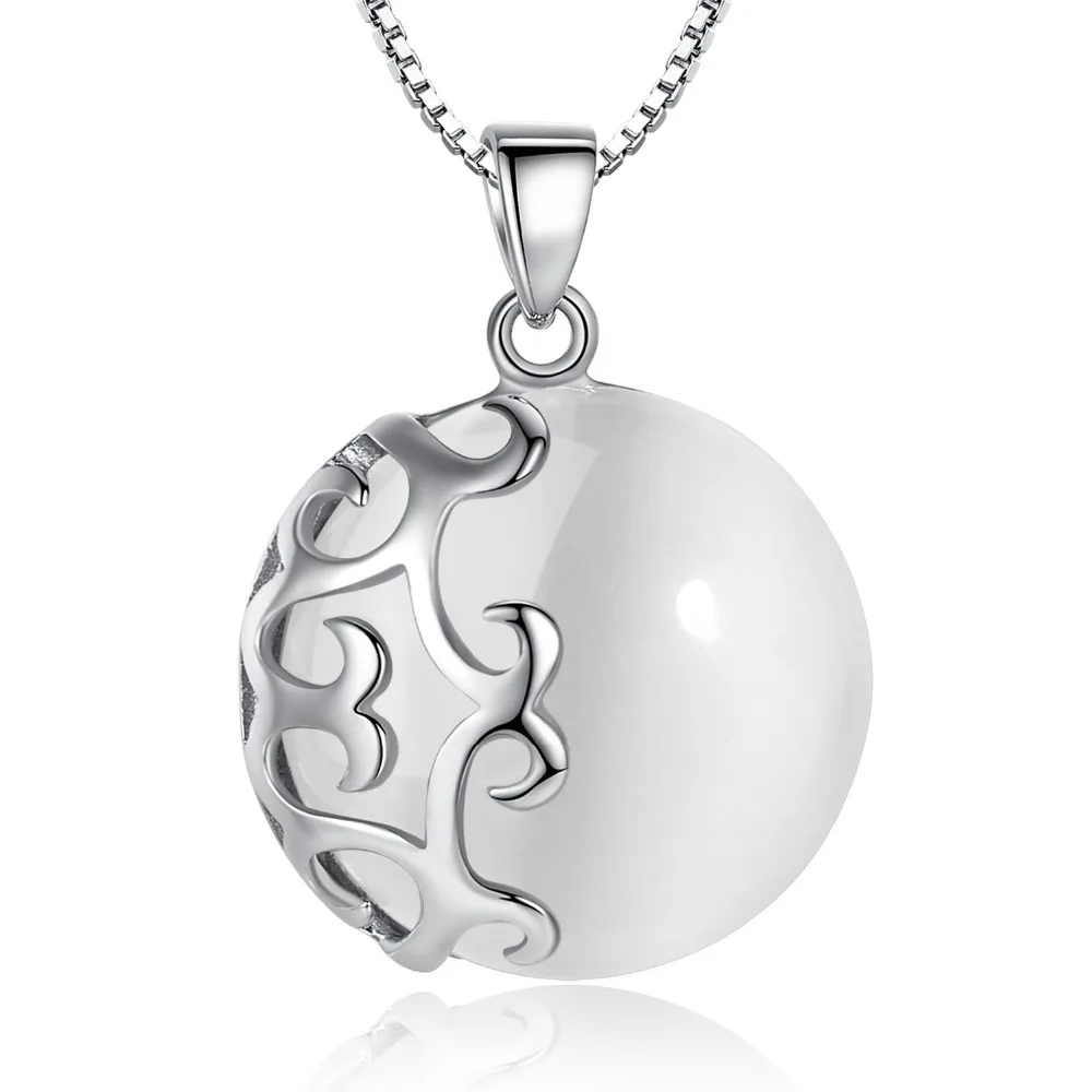 Ювелирные изделия из стерлингового серебра 925 пробы подвески с белым опалом 100%